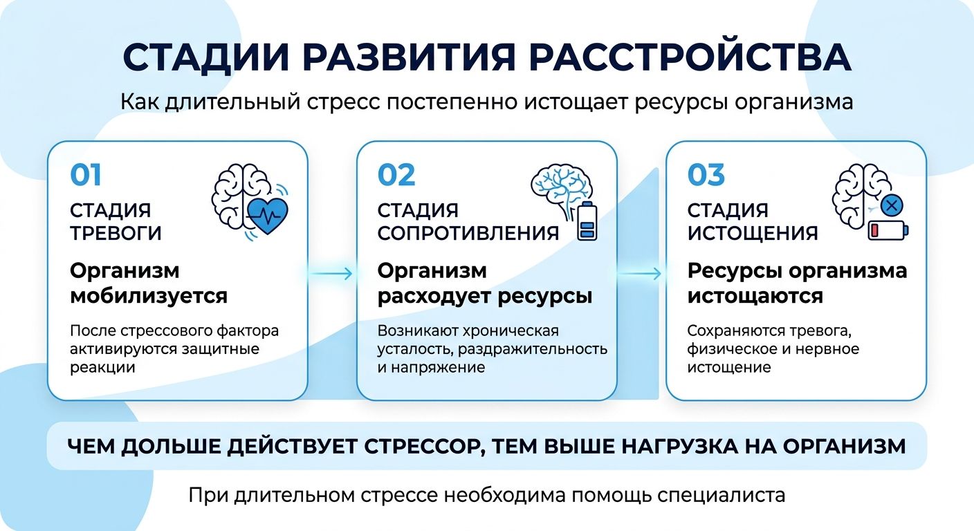 Лечение стресса в Похвистнево инфографика